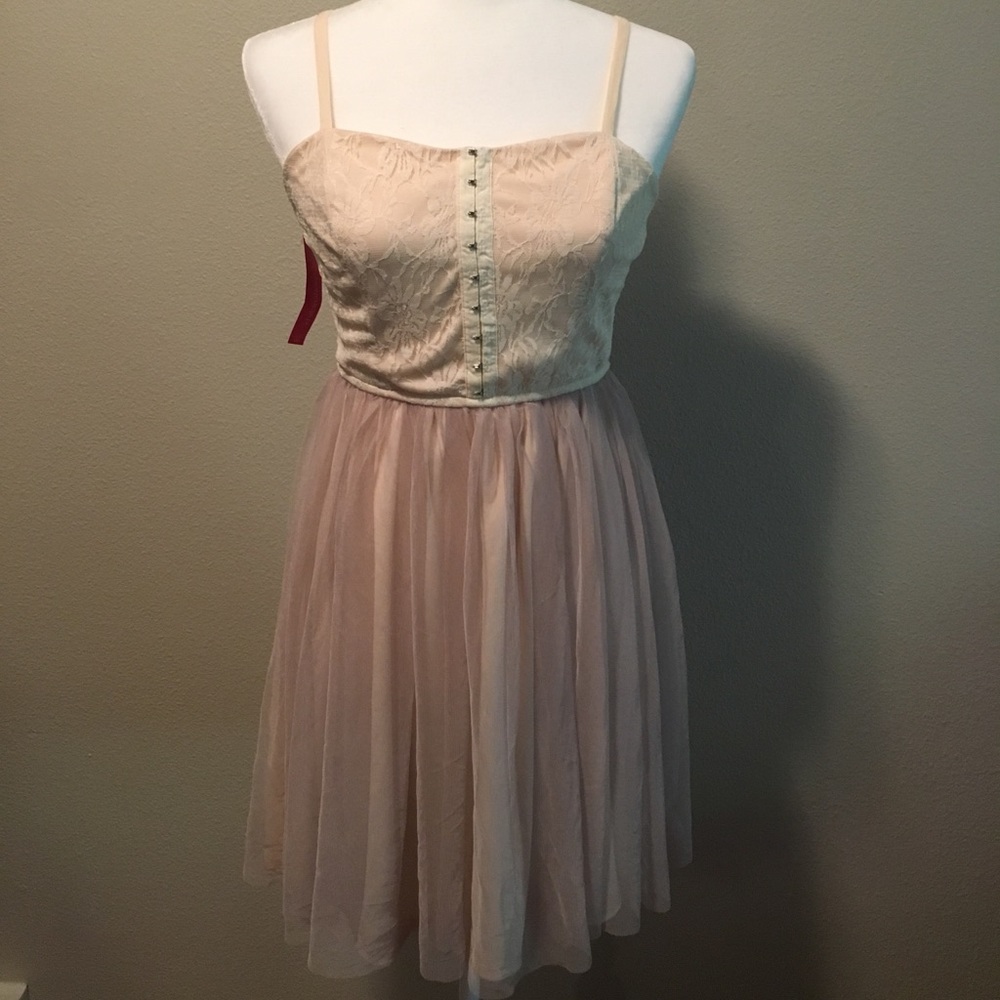 XHILARATION | Lace & Tulle Dress